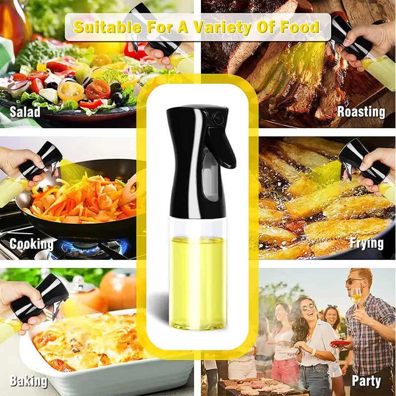 200/300/500 ml Öl Spray Flasche BBQ Kochen Olivenöl Sprayer Kunststoff Backöl Spray Leere Flasche Essig flasche Oder Öl pinsel
